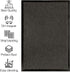 Arran Door Mat-Anthracite